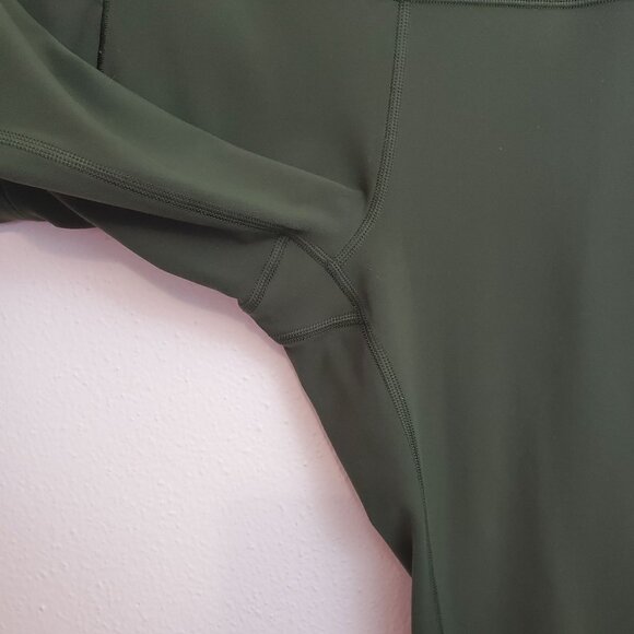 Athleta Transcend Stash Tight in aspen olive, size medium tall - Picture 5 of 8